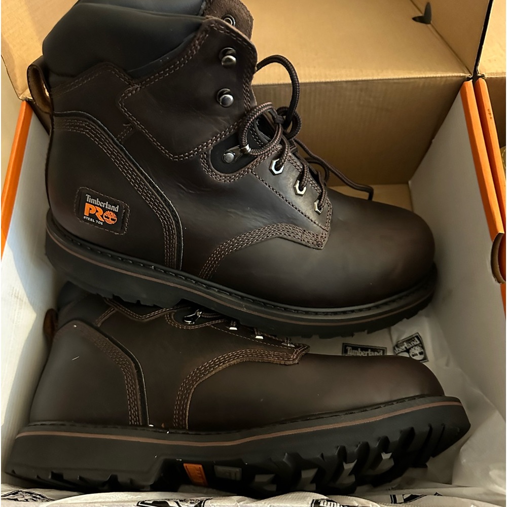 Brand New Timberland Steel Toe Work Boots, Waterproof… Gem